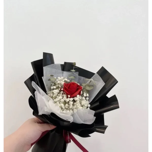 Preserved baby breath bouquet